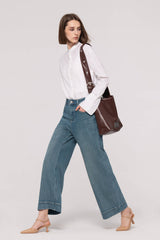 Two Way Stretched Cropped Jeans