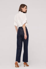 Raw Blue Straight Jeans