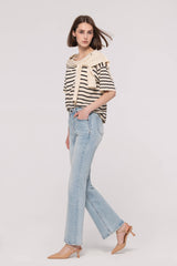Mid-Waist Flared Jeans
