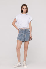 Mid-Rise Jacquard Shorts