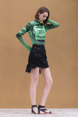 High-Stretched Printed T-Shirts