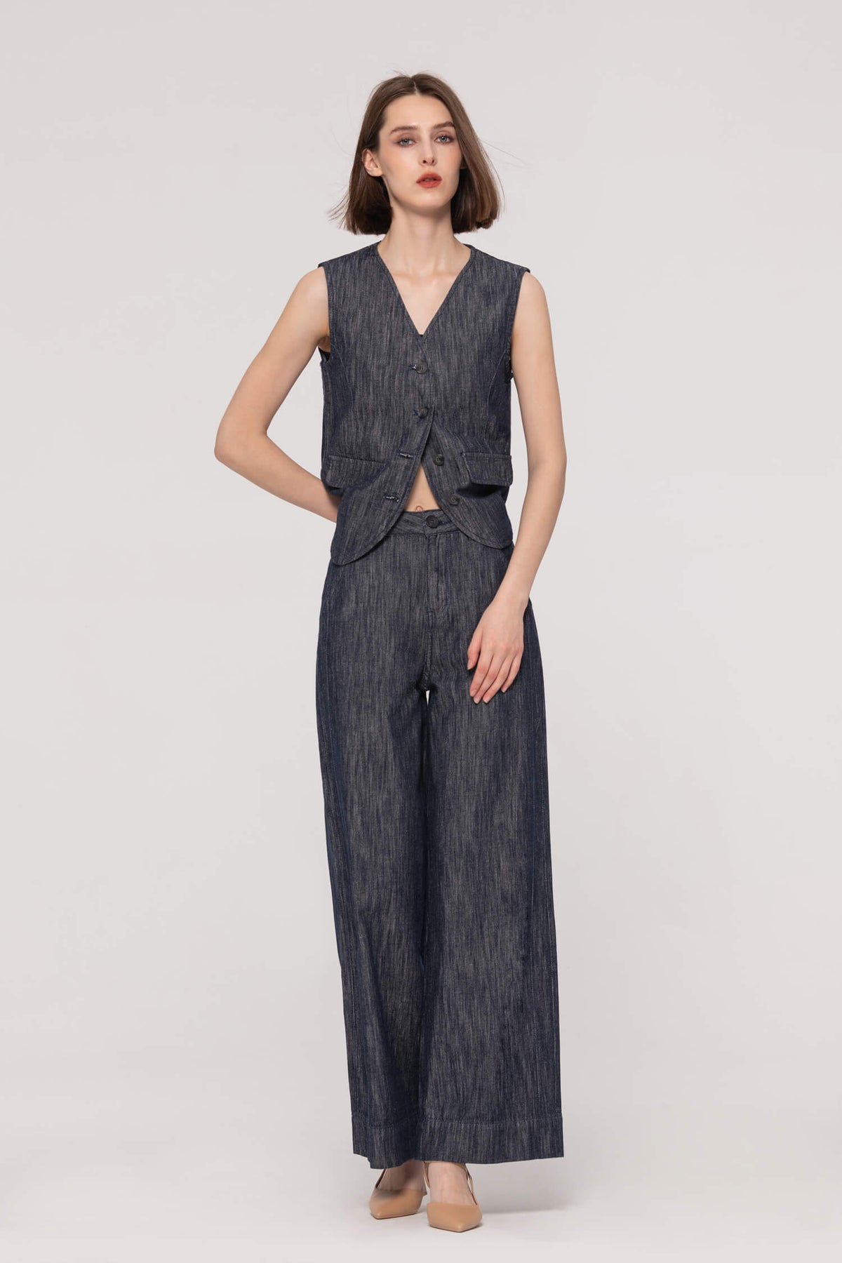 Cotton Hemp Tailored Jeans