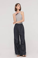 Adjustable Waistband Sporty Jeans